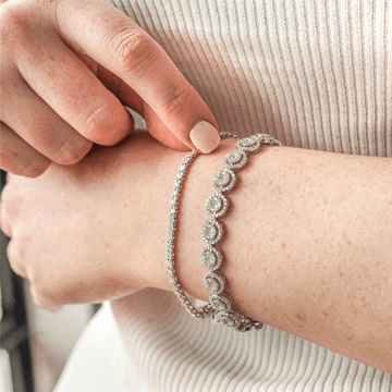 White gold bracelets best sale australia