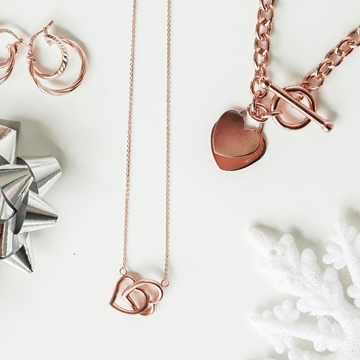 Rose Gold Necklaces Rose Gold Pendants Online Bevilles Jewellers