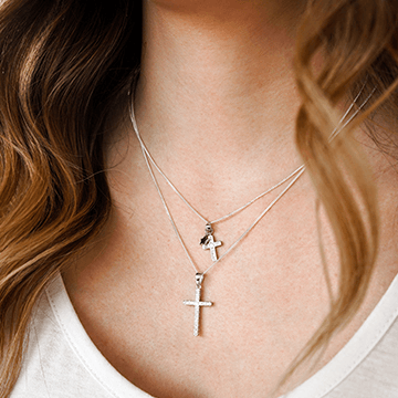 Trendy silver necklaces deals