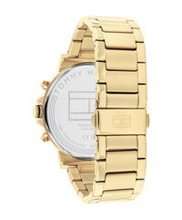 Tommy Hilfiger Tyson Ionic Plated Thin Gold Steel Champagne Dial Men's Watch 1710611 Tommy Hilfiger