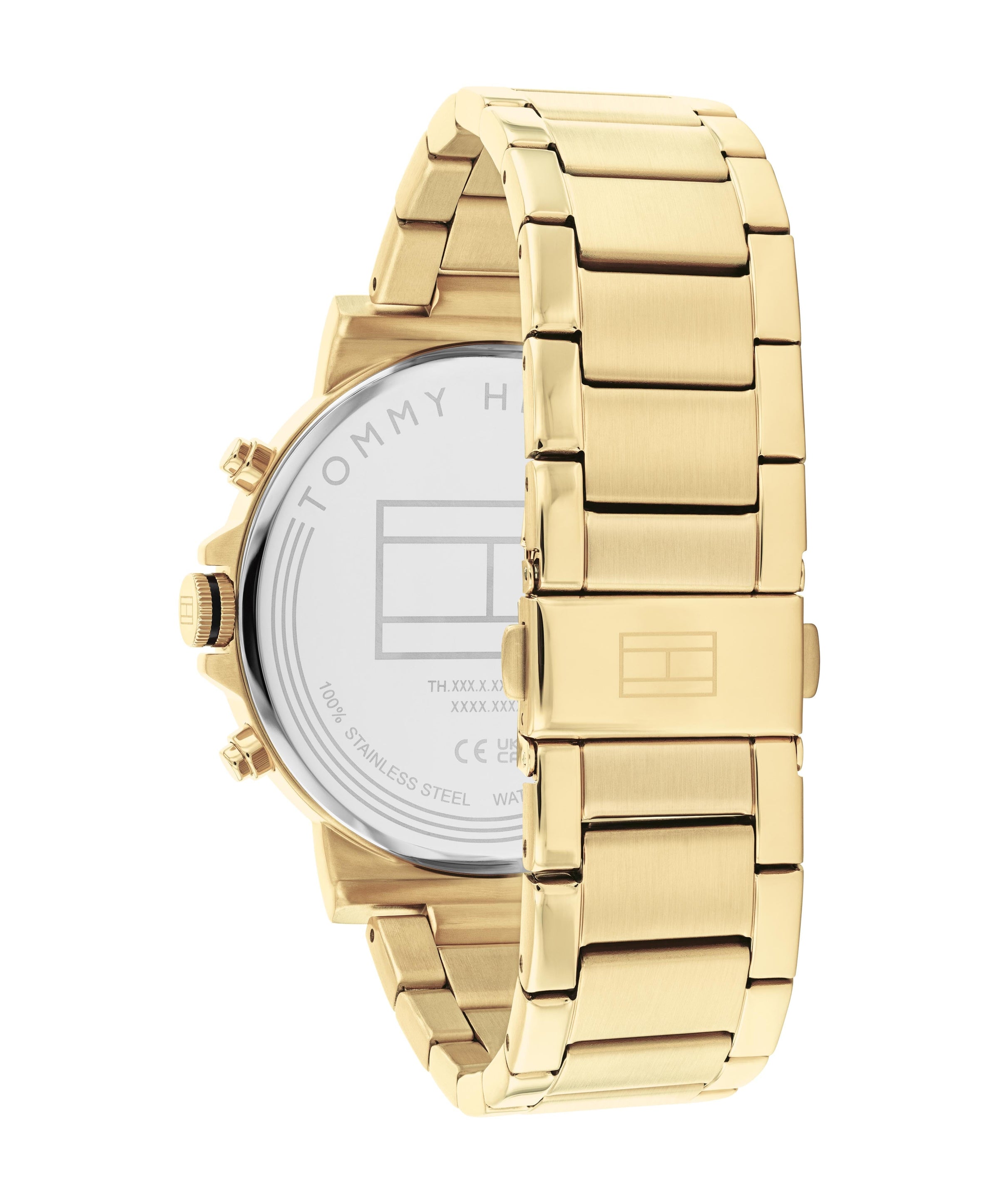 Tommy Hilfiger Tyson Ionic Plated Thin Gold Steel Champagne Dial Men's Watch 1710611 Tommy Hilfiger