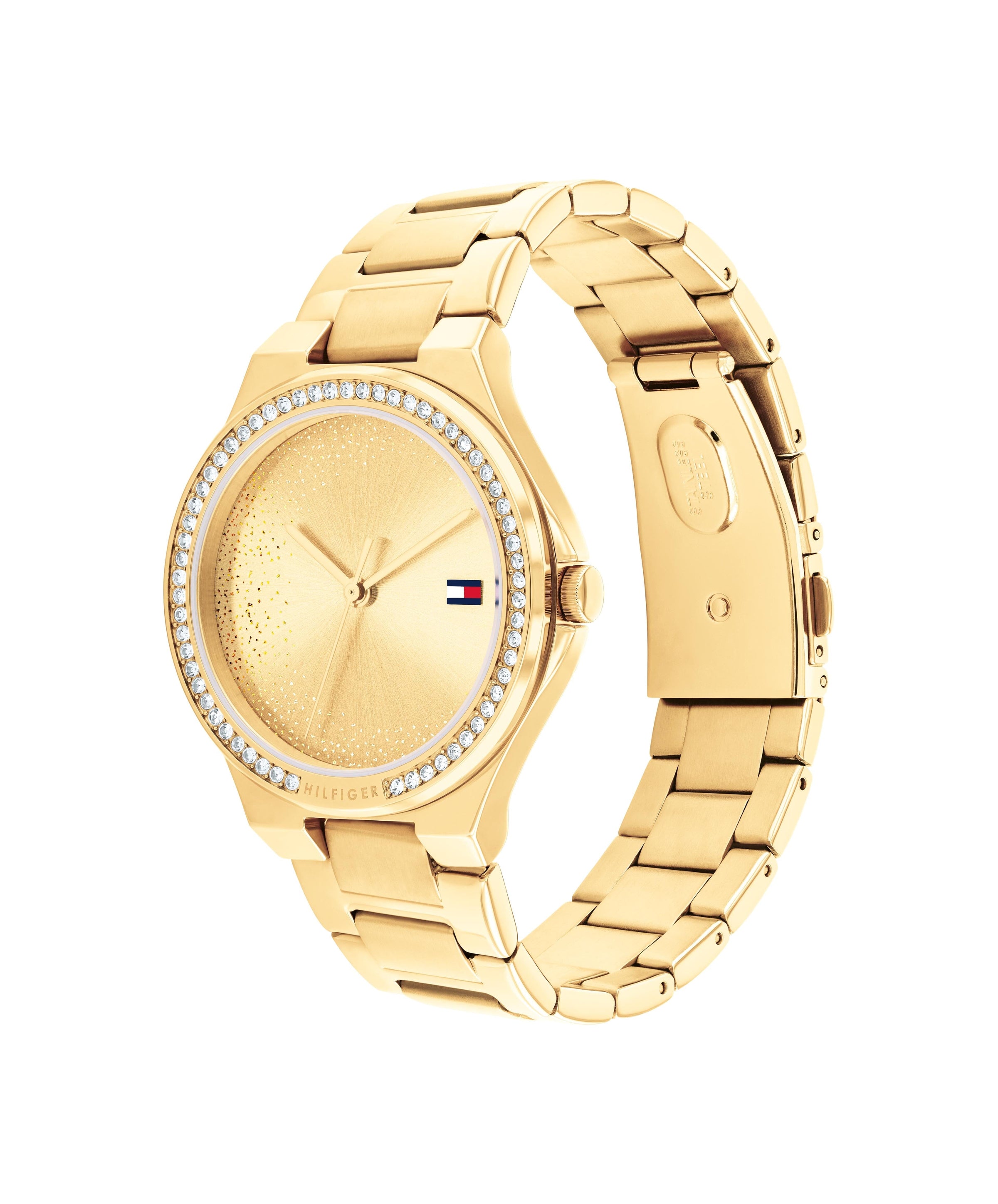 Tommy Hilfiger Juliette Ionic Plated Thin Gold Steel Light Gold Dial Ladies Watch 1782642 Tommy Hilfiger