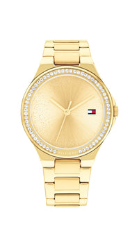 Tommy Hilfiger Juliette Ionic Plated Thin Gold Steel Light Gold Dial Ladies Watch 1782642 Tommy Hilfiger