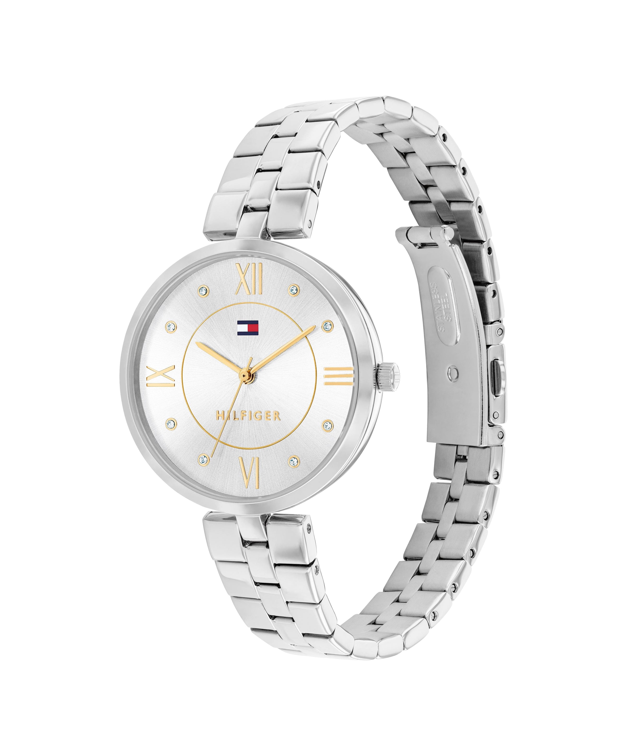 Tommy Hilfiger Ella Stainless Steel Silver Dial Ladies Watch 1782683 Tommy Hilfiger