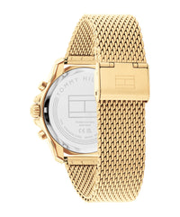 Tommy Hilfiger Jordan Ionic Plated Thin Gold Steel Green Dial Men's Watch 1792093 Tommy Hilfiger