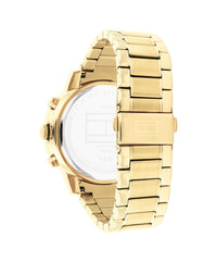 Tommy Hilfiger Troy Ionic Plated Thin Gold Steel White Dial Men's Watch 1792127 Tommy Hilfiger