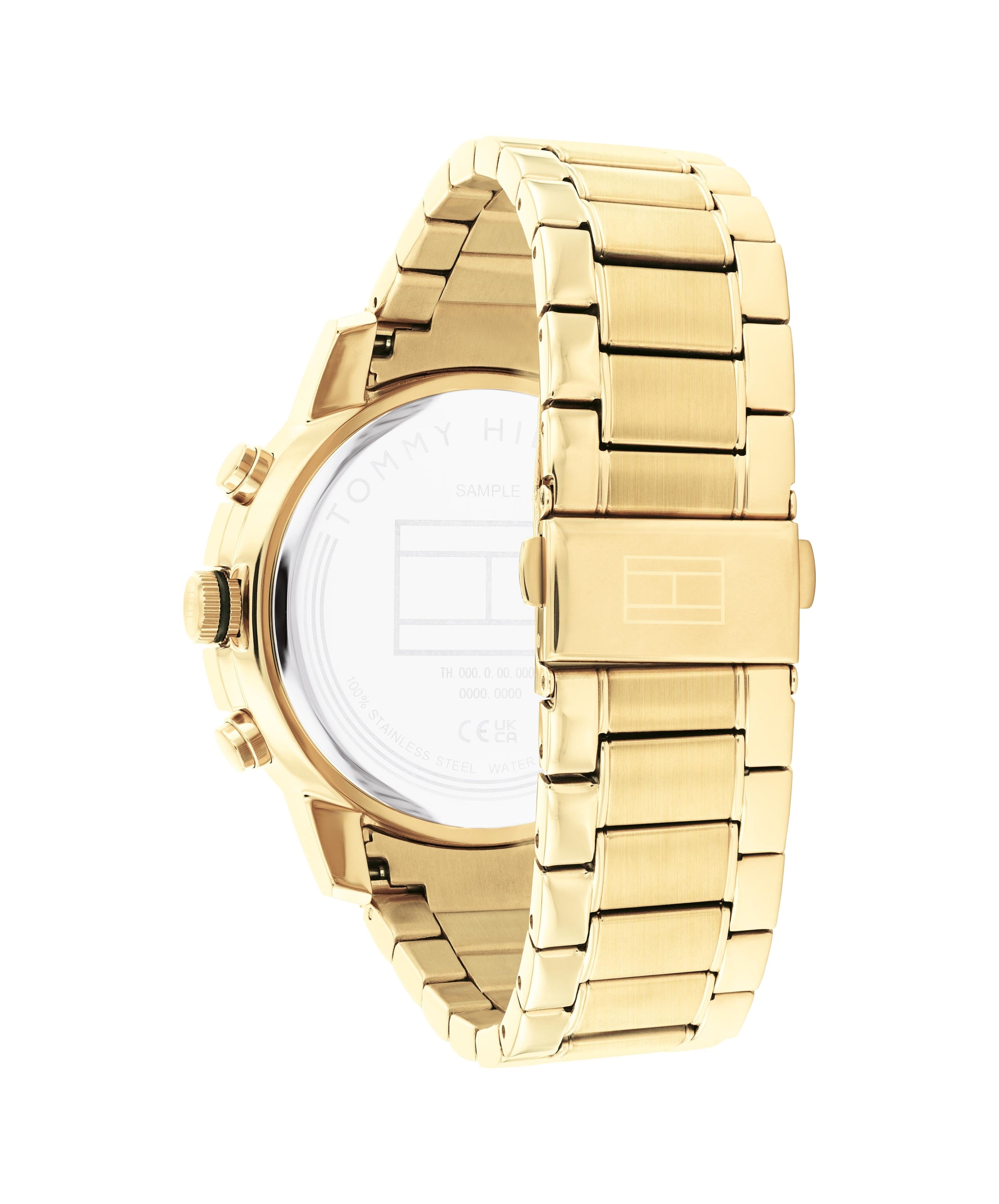 Tommy Hilfiger Troy Ionic Plated Thin Gold Steel White Dial Men's Watch 1792127 Tommy Hilfiger