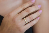 GODDESS PAVE RING GOLD - 5 Bevilles Jewellers