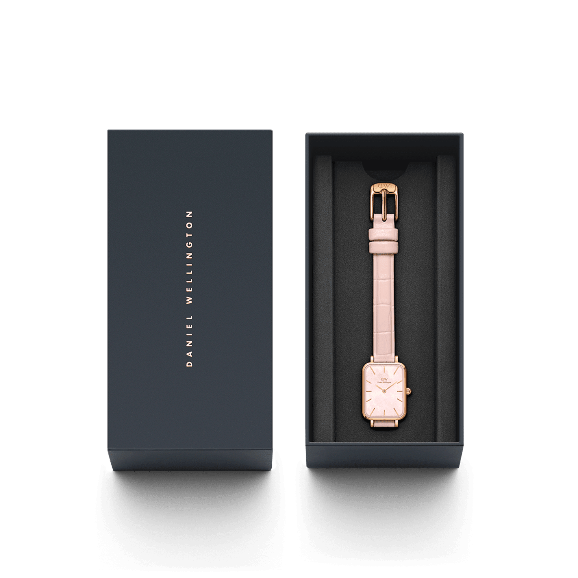Daniel Wellington Quadro 20X26 Rouge Rose Gold Mother of Pearl Watch Watches Daniel Wellington