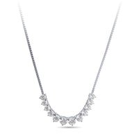 65cm Tennis Bolo Necklace with Cubic Zirconia in Sterling Silver Necklaces Bevilles