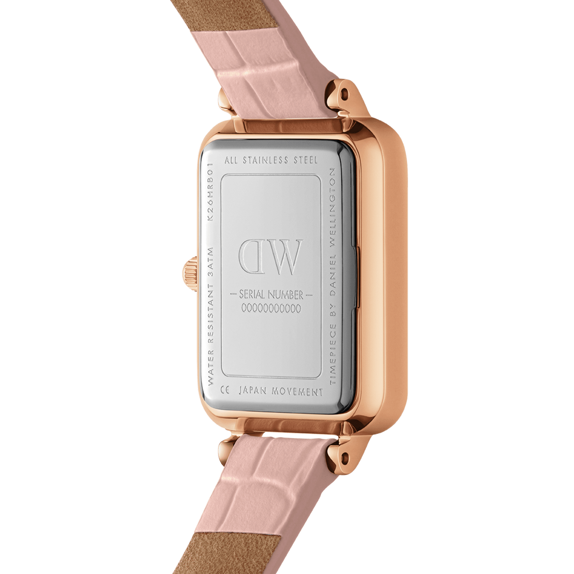 Daniel Wellington Quadro 20X26 Rouge Rose Gold Mother of Pearl Watch Watches Daniel Wellington