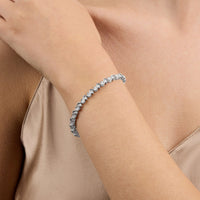 Meera Halo Ring with 1.50ct of Laboratory Grown Diamonds in 18ct White Gold Bevilles Jewellers