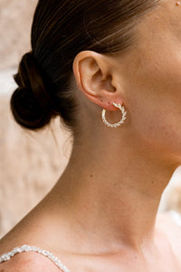 SYDNEY SOIRÉE POINT PIPER EARRINGS GOLD Bevilles Jewellers