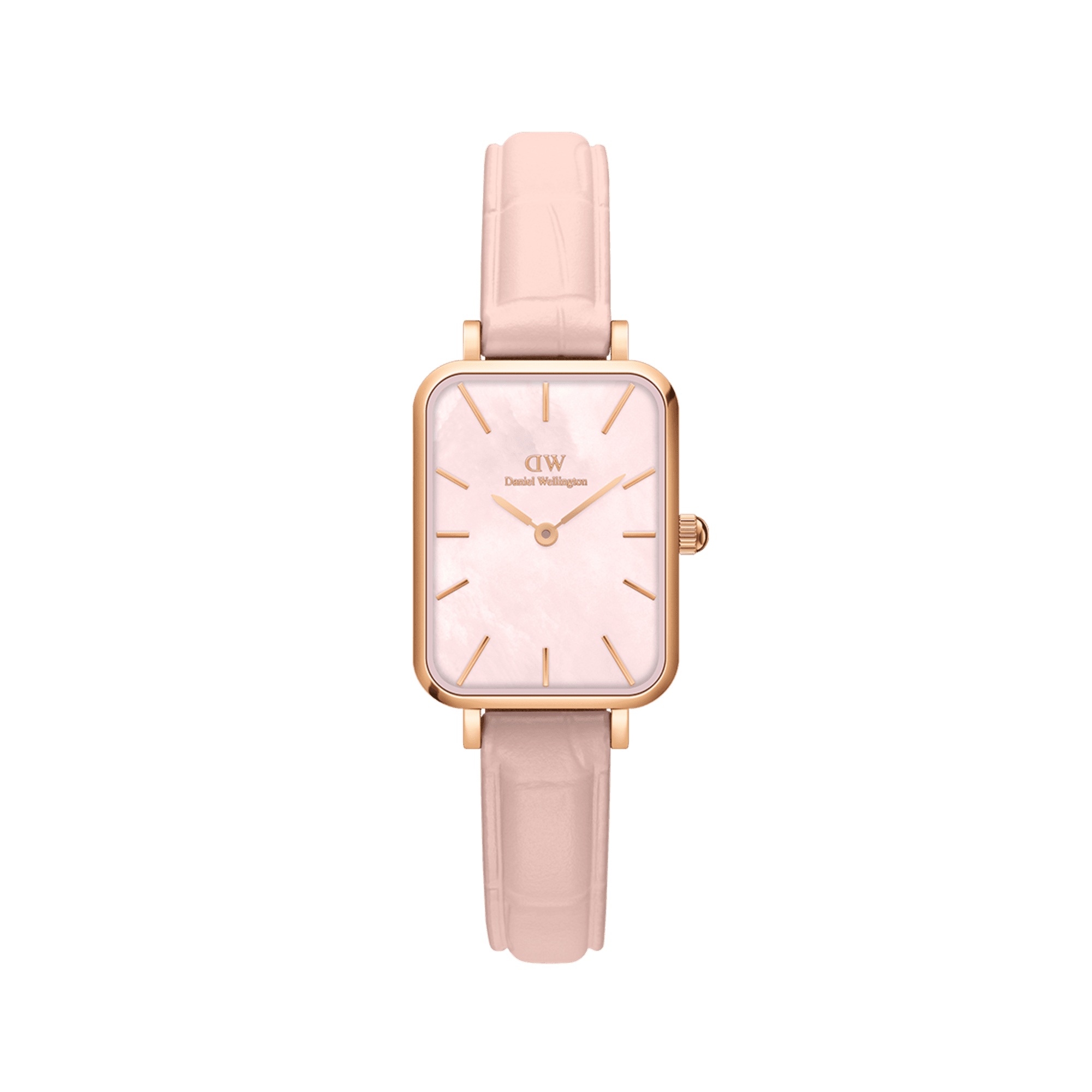 Daniel Wellington Quadro 20X26 Rouge Rose Gold Mother of Pearl Watch Watches Daniel Wellington