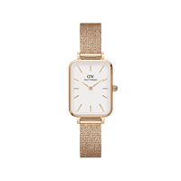 Daniel Wellington Quadro 20X26 Pressed Melrose Rose Gold & White Watch Watches Daniel Wellington
