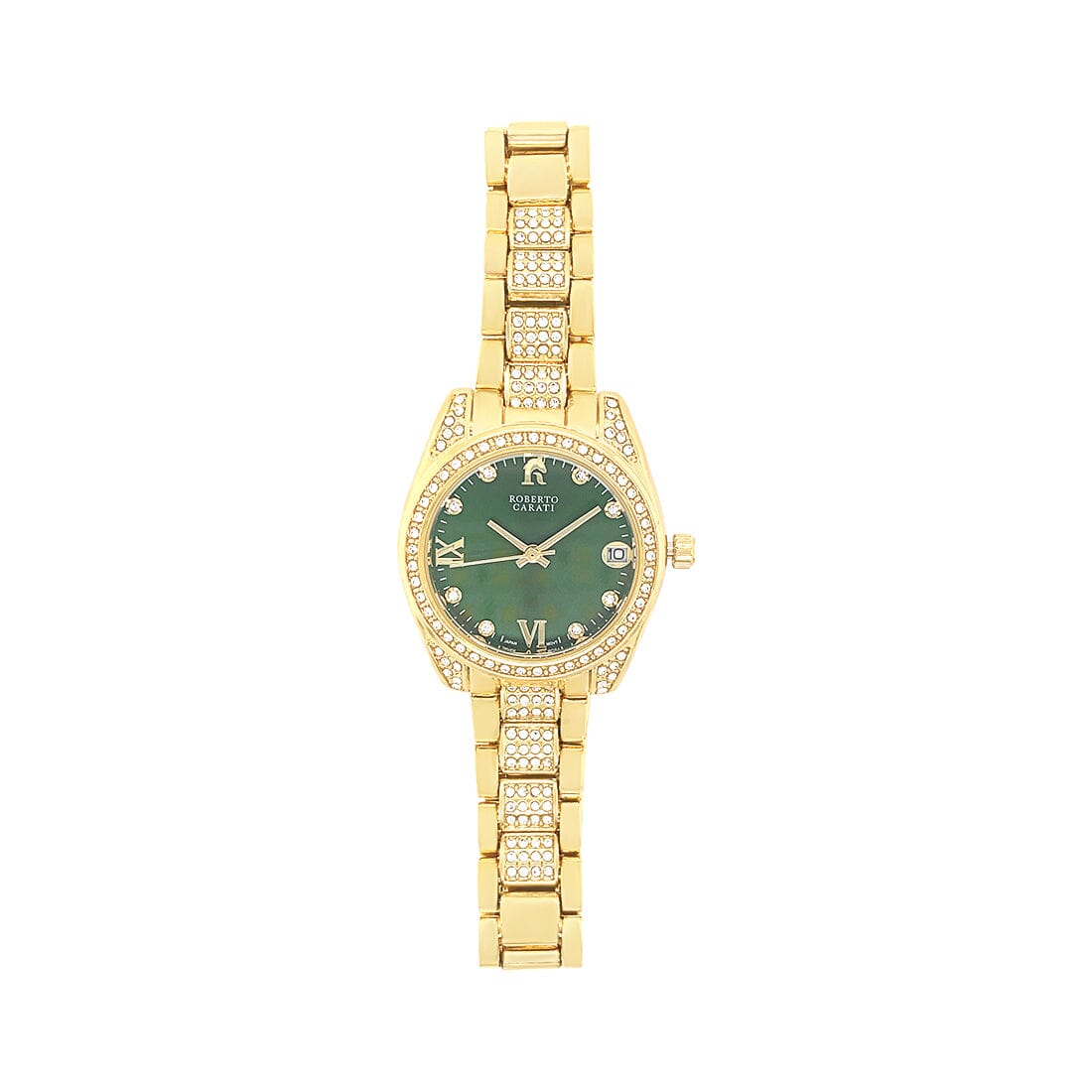 Roberto Carati Luna Green Face Ladies Watch M9025 Watches Roberto Carati