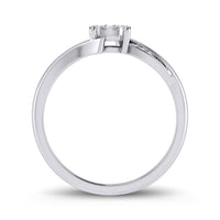 Brilliant Illusion Diamond Set Ring in 9ct White Gold Rings Bevilles
