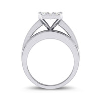 Brilliant Baguette Ring with 2.00ct of Diamonds in 9ct White Gold Rings Bevilles