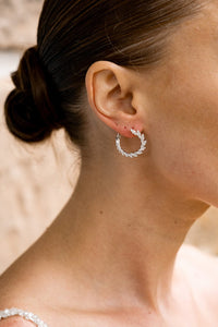 SYDNEY SOIRÉE POINT PIPER EARRINGS SILVER Bevilles Jewellers