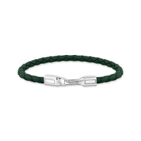 THOMAS SABO Green Leather Bracelet Bracelets THOMAS SABO
