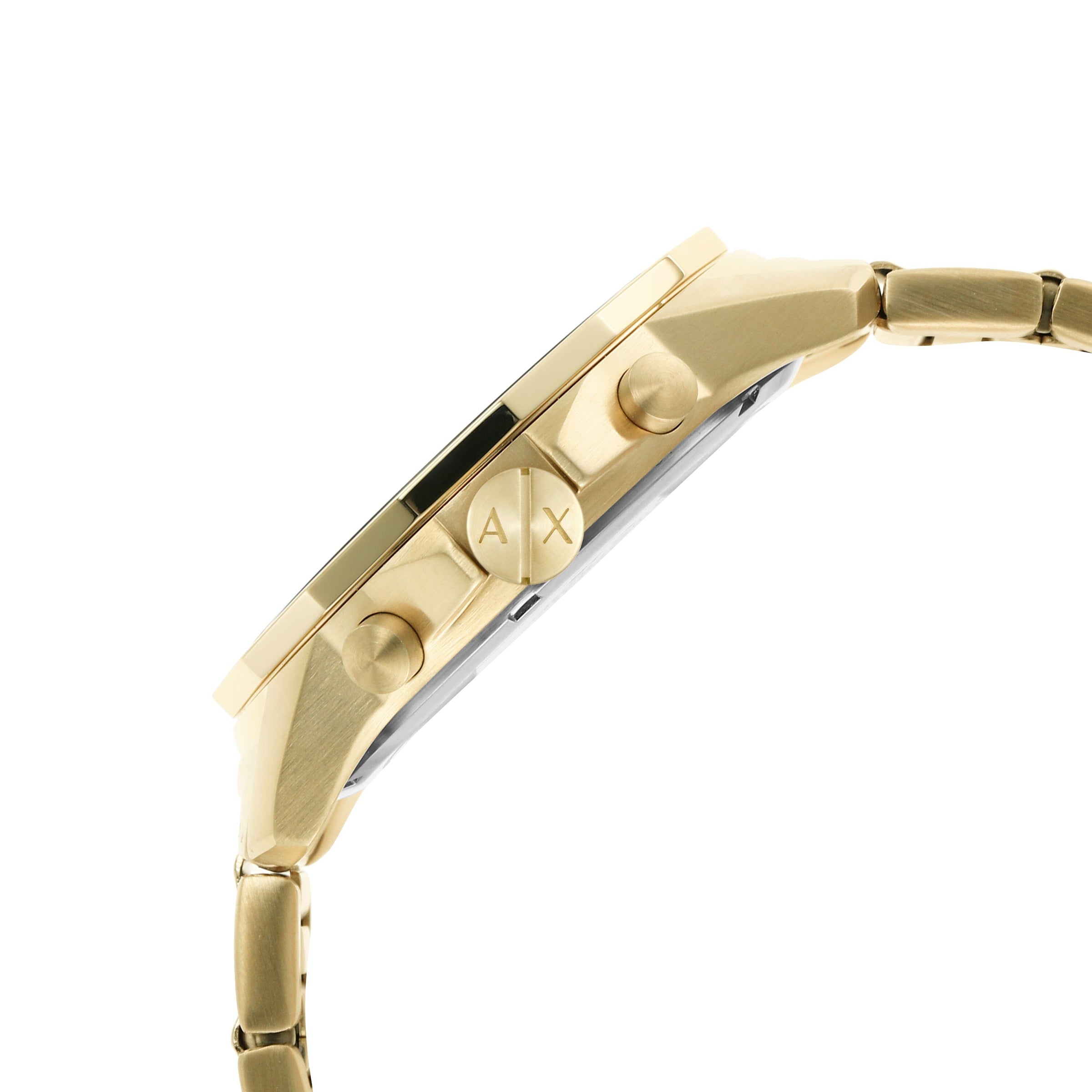 Armani Exchange Banks Black and Gold Men's Watch AX1721 Watches Armani Exchange