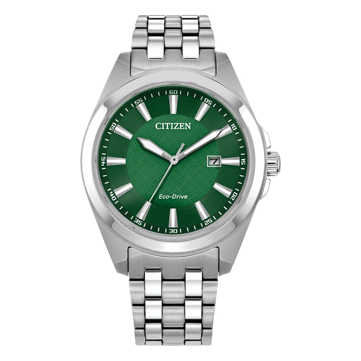Citizen Eco Drive BM7530-50X Green and Silver Men's Watch Watches Citizen
