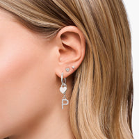 THOMAS SABO Charm Pendant Letter B Silver Charm Pendants THOMAS SABO Charmista