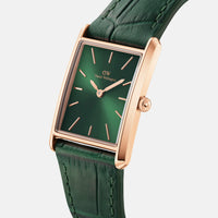 Daniel Wellington Bound 32x22 Green Croc Leather RG Emerald Sunray Watch Watches Daniel Wellington