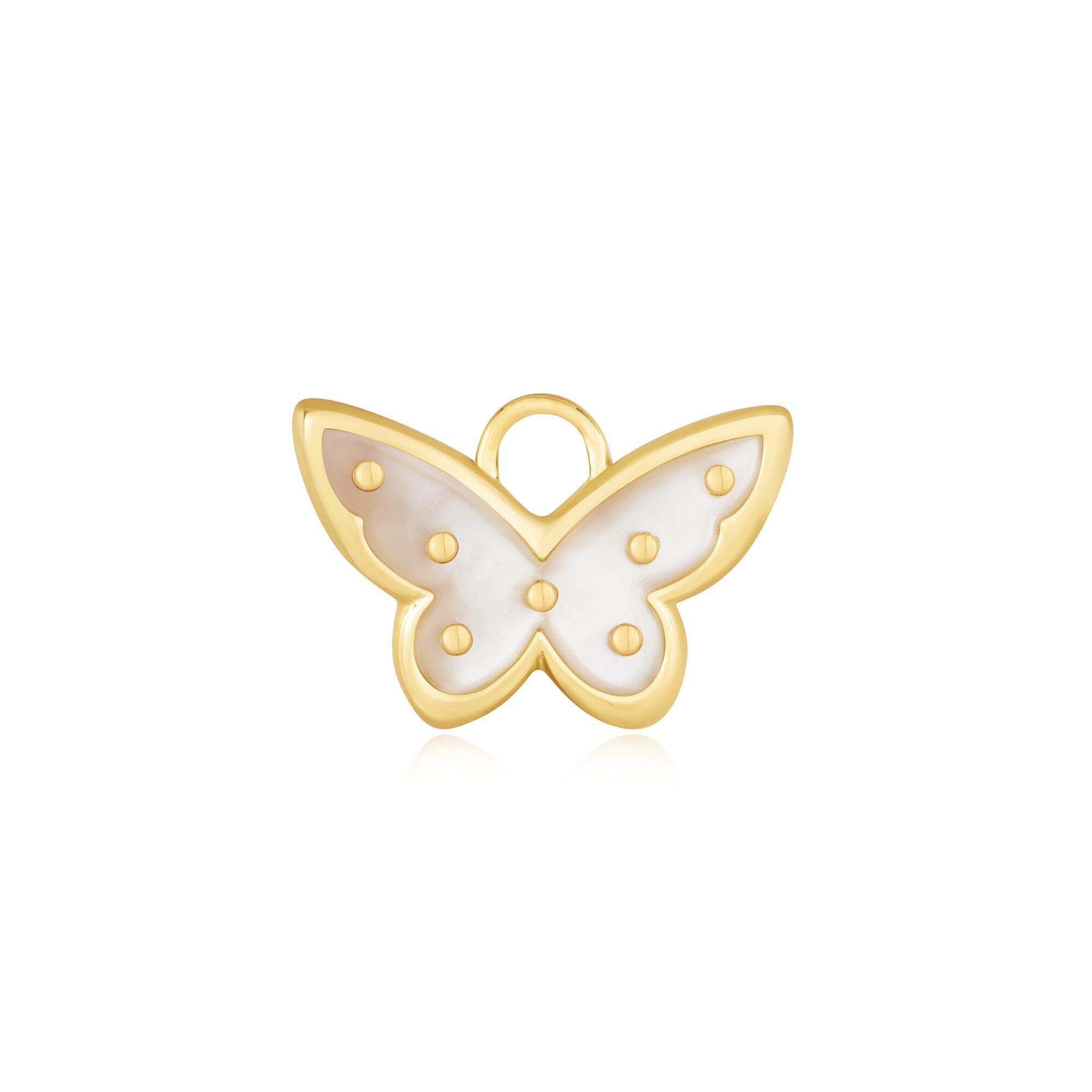 Ania Haie Gold Mother Of Pearl Butterfly Earring Charm Charms Ania Haie