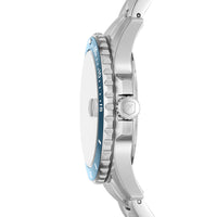 Fossil Fossil Blue Dive Three-Hand Date Stainless Steel Watch FS6050 Watches Fossil