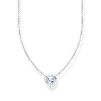 THOMAS SABO Necklace with white heart-shaped pendant Necklaces Thomas Sabo