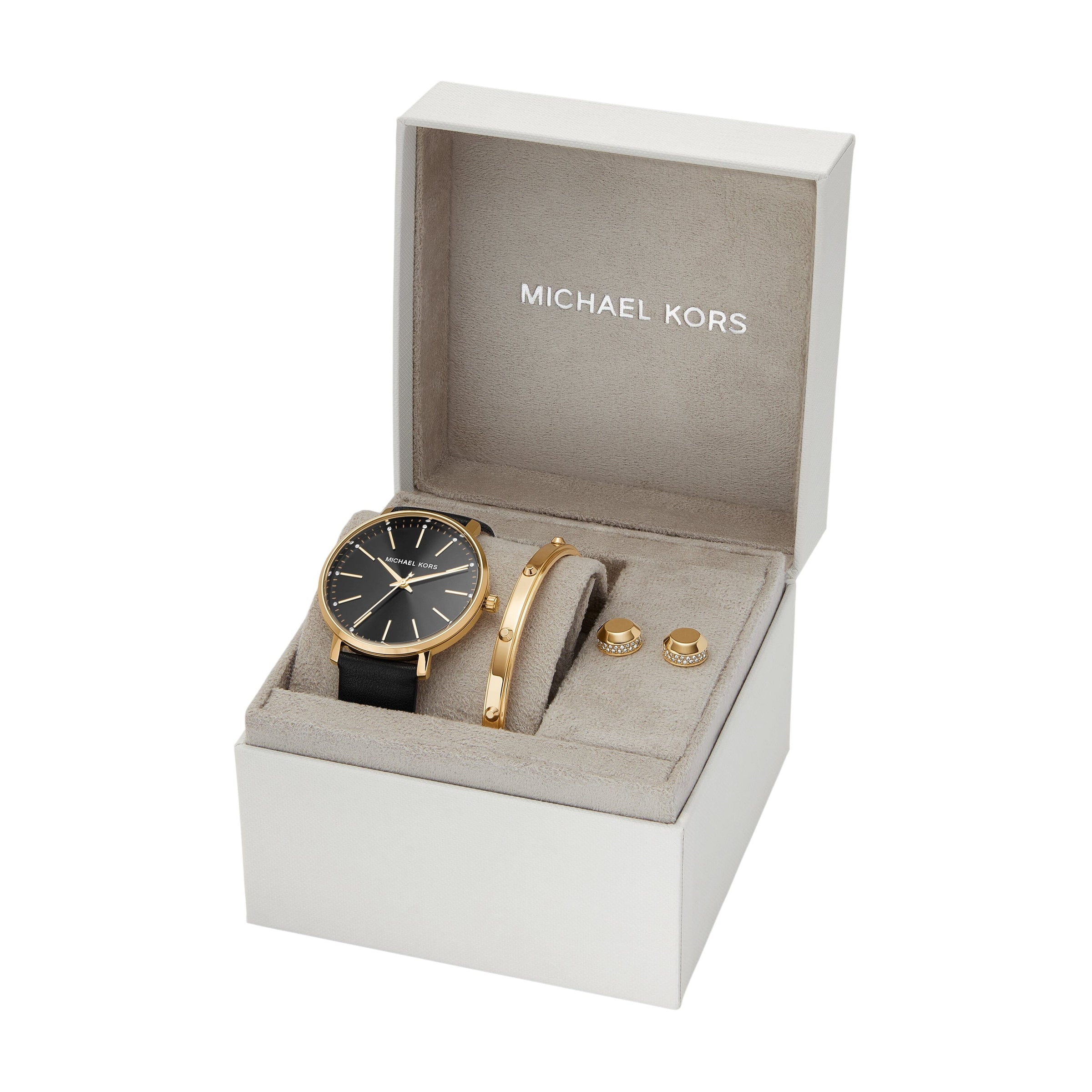 Michael Kors Pyper Three-Hand Watch and Jewelry Gift Set MK1077SET Watches Michael Kors