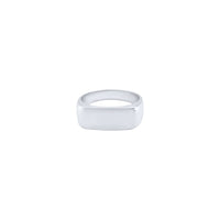 Rectangle Signet Ring in Sterling Silver Rings Bevilles