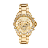 Michael Kors Wren Chronograph Gold-Tone Stainless Steel Watch MK7428 Watches Michael Kors