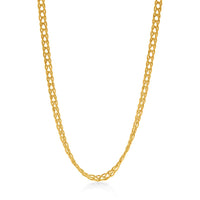 Wheat Chain Necklace 45cm in 9ct Yellow Gold Necklaces Bevilles