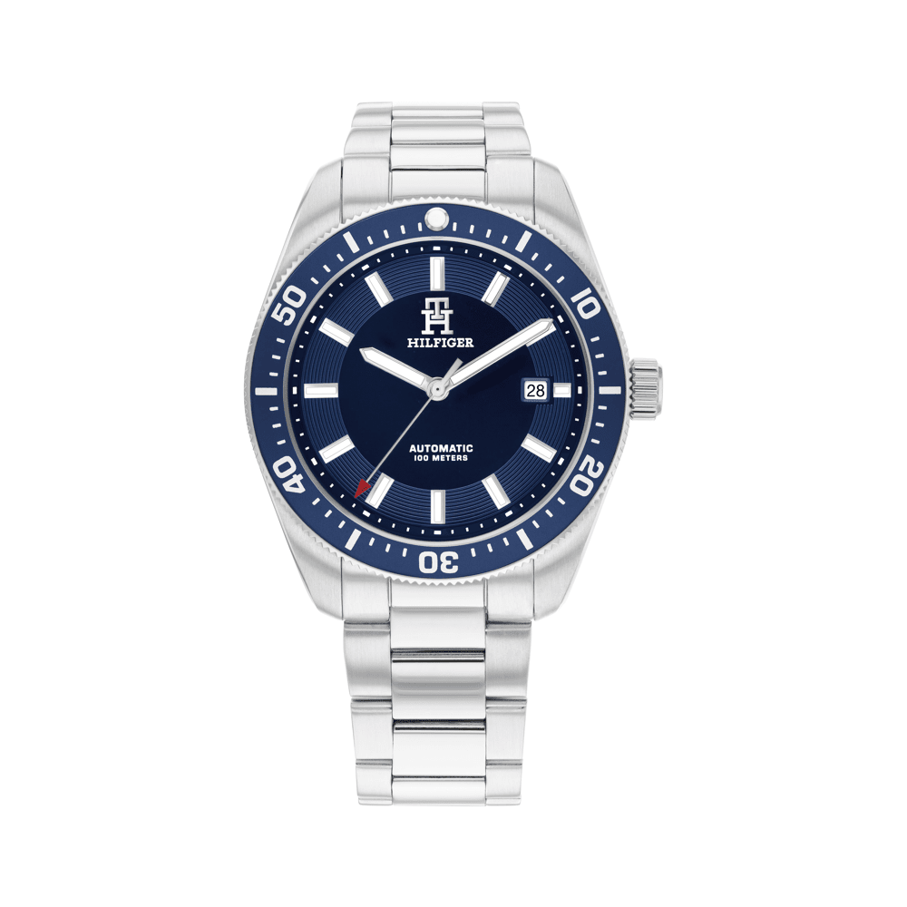 Tommy Hilfiger Th85 Stainless Steel Navy Dial Men's Watch 1710591 Watches Tommy Hilfiger