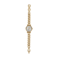 Fossil Carlie Three-Hand Gold-Tone Stainless Steel Watch ES5329 Bevilles Jewellers