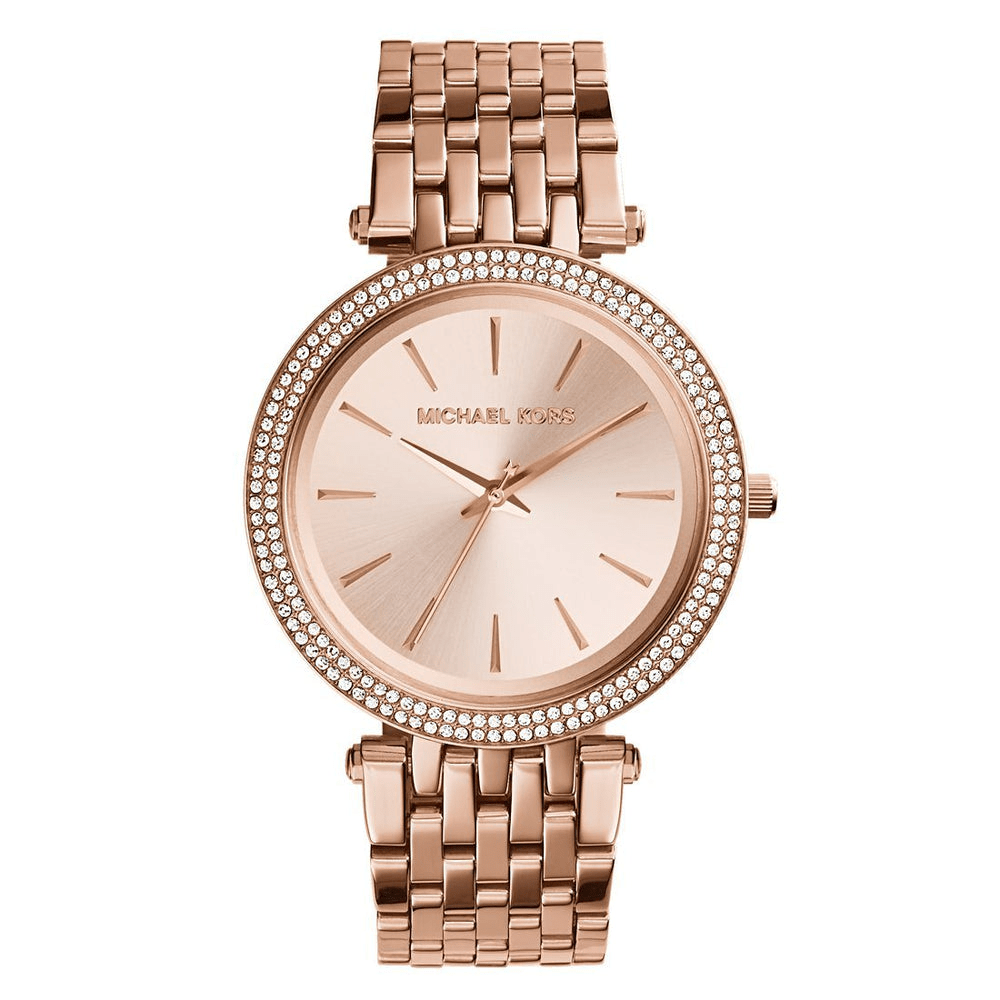 Michael Kors ladies Rose Gold watch. Michael Kors Bradshaw Chronograph Rose Gold-Tone Stainless  main image 3
