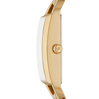 Michael Kors MK Empire Three-Hand Gold-Tone Stainless Steel Watch MK7406 Watches Michael Kors