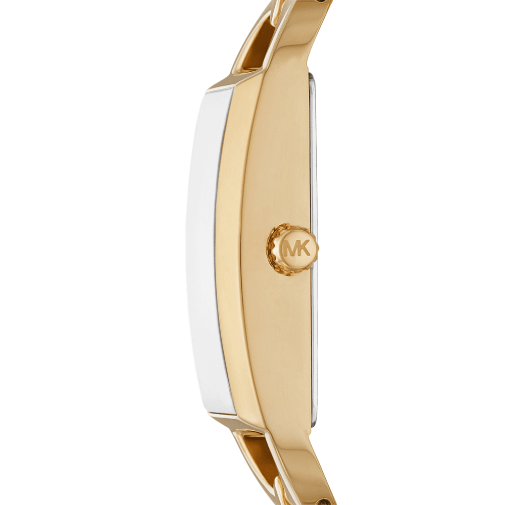 Michael Kors MK Empire Three-Hand Gold-Tone Stainless Steel Watch MK7406 Watches Michael Kors
