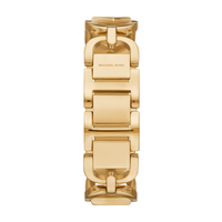 Michael Kors MK Empire Three-Hand Gold-Tone Stainless Steel Watch MK7406 Watches Michael Kors