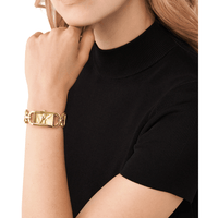 Michael Kors MK Empire Three-Hand Gold-Tone Stainless Steel Watch MK7406 Watches Michael Kors