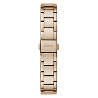 Guess Dress Charlotte Dress Rose Gold-Tone Crystal Bezel Women's Watch GW0767L3 Watches Bevilles Jewellers