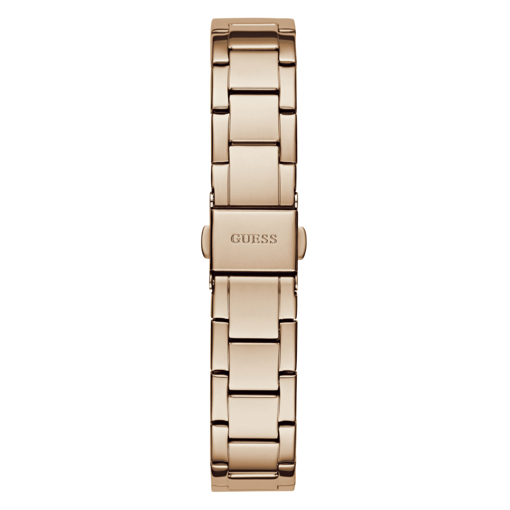 Guess Dress Charlotte Dress Rose Gold-Tone Crystal Bezel Women's Watch GW0767L3 Watches Bevilles Jewellers