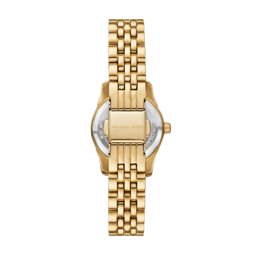 Michael Kors Lexington Three-Hand Gold-Tone Stainless Steel Watch MK4842 Watches Michael Kors