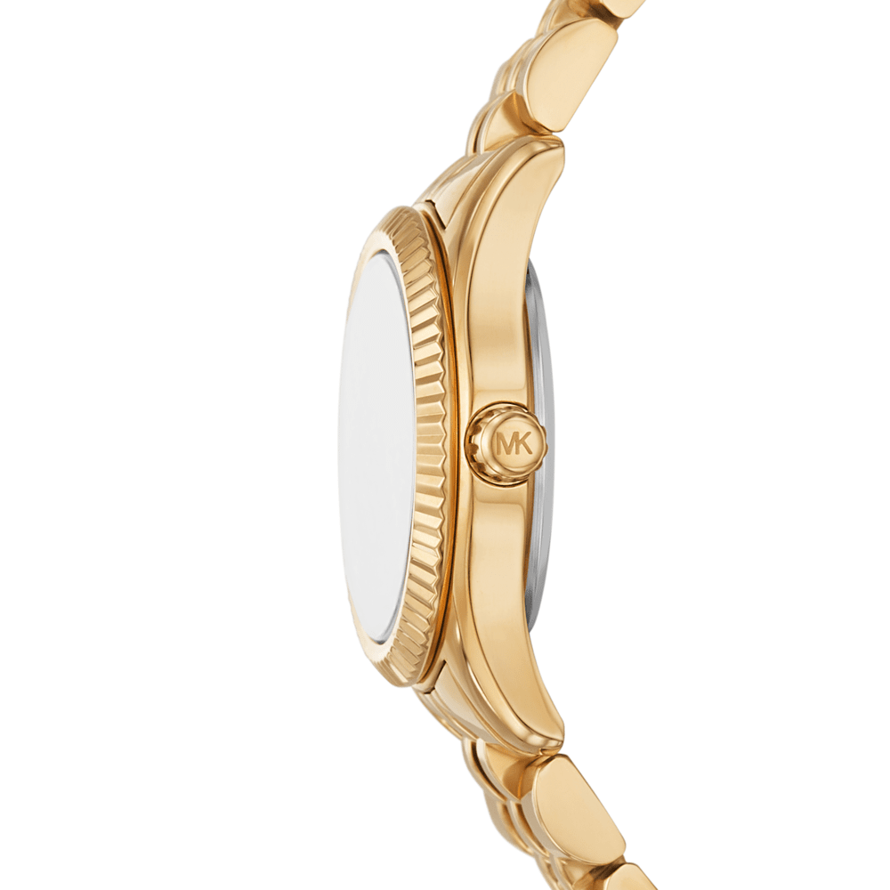 Michael Kors Lexington Three-Hand Gold-Tone Stainless Steel Watch MK4842 Watches Michael Kors