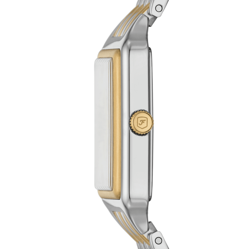 Fossil Raquel Three-Hand Date Two-Tone Stainless Steel Watch ES5368 Watches Fossil