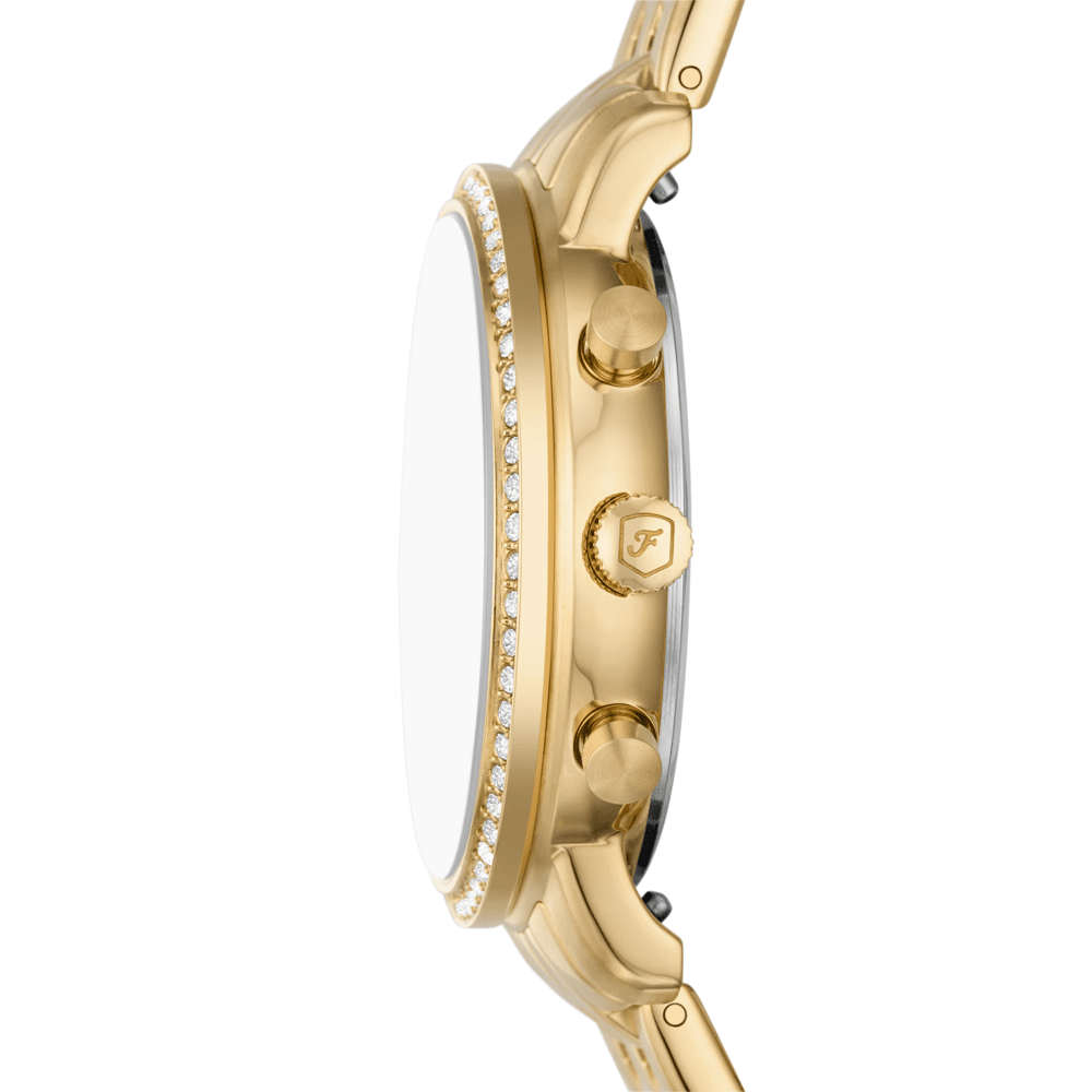 Fossil Neutra Chronograph Gold-Tone Stainless Steel Watch ES5358 Watches Fossil