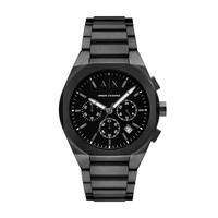Armani Exchange Chronograph Black Stainless Steel Watch AX4183 Watches Armani Exchange