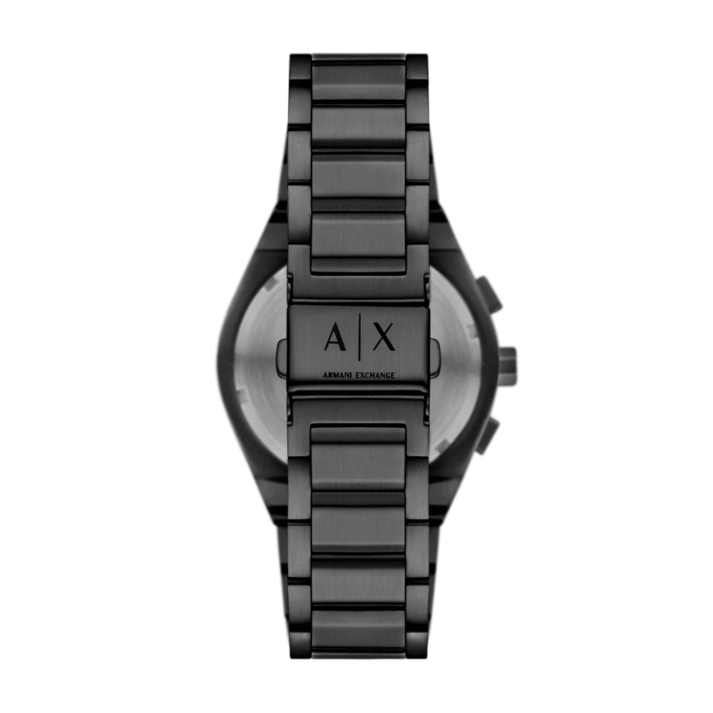 Armani Exchange Chronograph Black Stainless Steel Watch AX4183 Watches Armani Exchange